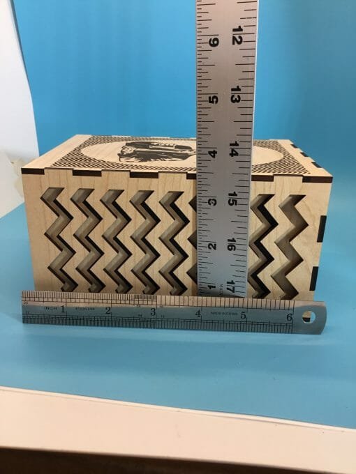 Twin Peaks -Dale Cooper Secret hand crafted Stash -storage Box- side illusion -Coffee cup Fans of David Lynch -Dale and a box - Image 2