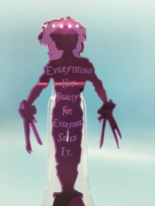 Desk stand accessory- Silhouette - Everything has beauty -Film Quotes for Inspiration - Edward style inspiration - - Image 6
