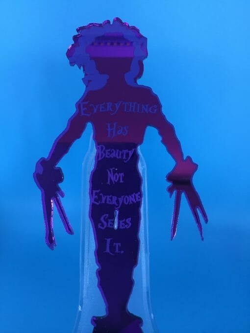 Desk stand accessory- Silhouette - Everything has beauty -Film Quotes for Inspiration - Edward style inspiration - - Image 13