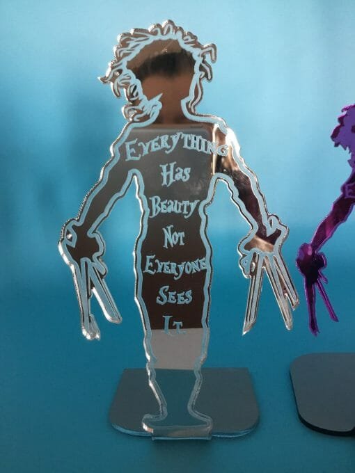Desk stand accessory- Silhouette - Everything has beauty -Film Quotes for Inspiration - Edward style inspiration - - Image 11