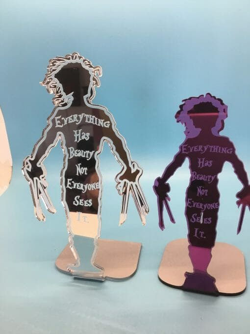 Desk stand accessory- Silhouette - Everything has beauty -Film Quotes for Inspiration - Edward style inspiration - - Image 5