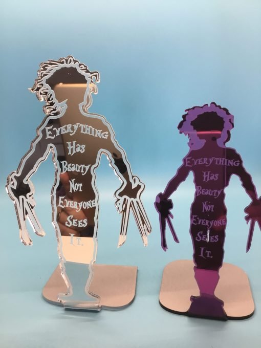 Desk stand accessory- Silhouette - Everything has beauty -Film Quotes for Inspiration - Edward style inspiration - - Image 3