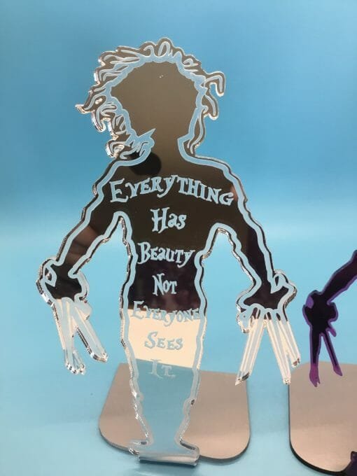 Desk stand accessory- Silhouette - Everything has beauty -Film Quotes for Inspiration - Edward style inspiration - - Image 2