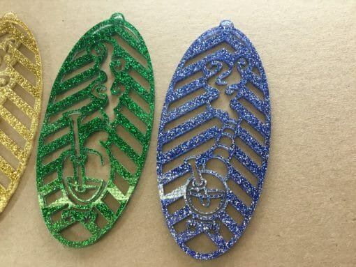 Glittered 420 window decorations - Image 6