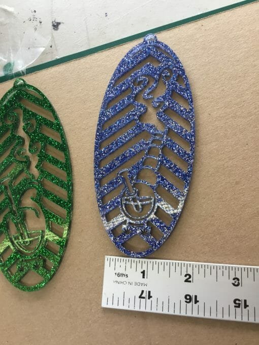 Glittered 420 window decorations - Image 4