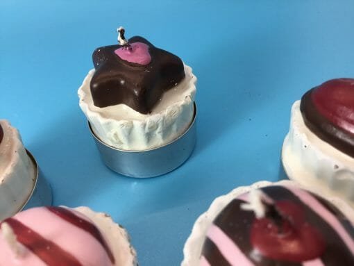 Hand crafted Vintage Chocolate candy candles - tea light candies - Candle light with Candy - Image 10