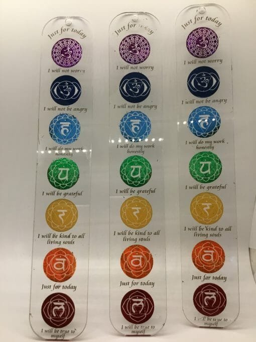 Just for Today- Reiki Principals - window decoration -Sacred Geometry Love- Self reminder - Self Love -Healing -Meditative Minds - Image 7