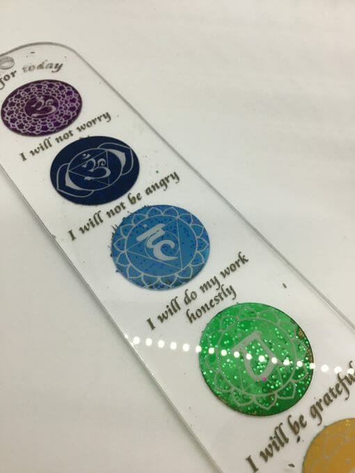 Just for Today- Reiki Principals - window decoration -Sacred Geometry Love- Self reminder - Self Love -Healing -Meditative Minds - Image 11