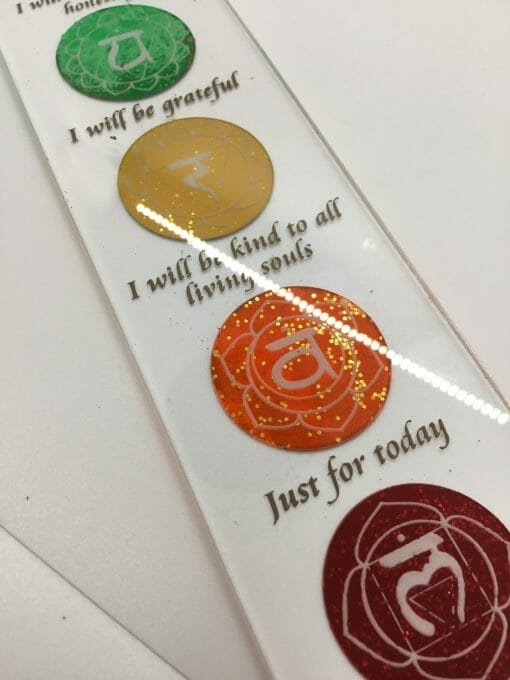 Just for Today- Reiki Principals - window decoration -Sacred Geometry Love- Self reminder - Self Love -Healing -Meditative Minds - Image 13