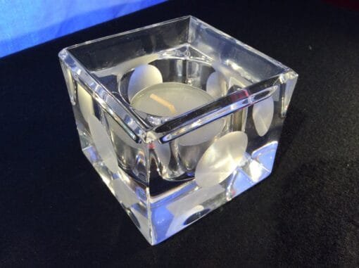 Elegant Vera Wang by Wedgwood Crystal Votive Holder