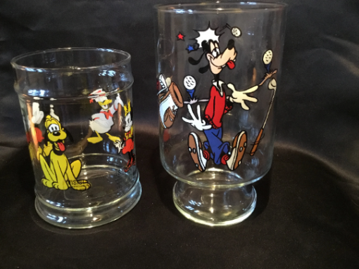 Vintage Goofy and Pluto- Candy Dish Jars -Walt Disney Décor - Glass Disney Jars - Image 2