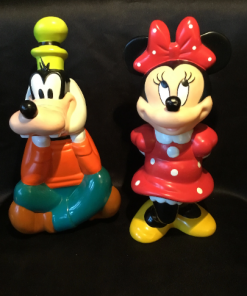 Vintage Goofy and Minnie Water bottles- Thirst Quenchers