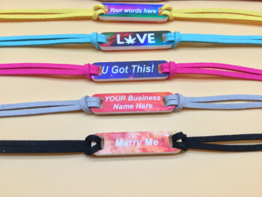 Custom engraved DOUBLE SIDED bracelet - Image 2