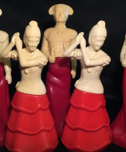 Vintage Matador and Dancing Senorita Cologne and Lotion bottles