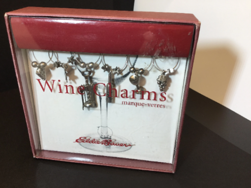 Vintage Boxed Wine Charms set 6 - Image 4