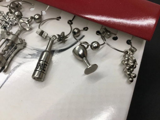 Vintage Boxed Wine Charms set 6 - Image 6