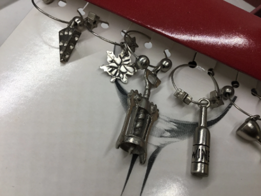Vintage Boxed Wine Charms set 6 - Image 8