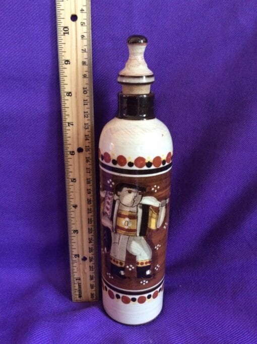 Rare Vintage La Petit Bazar Decanter by Zimmerman – Exquisite Spirit Flask - Image 5