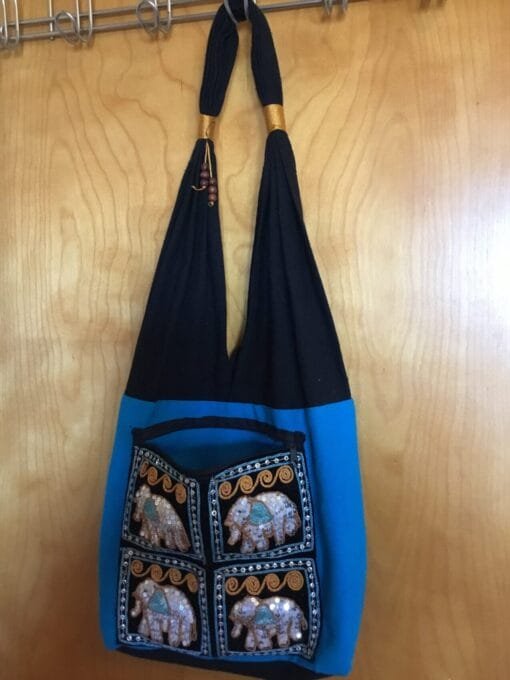 Sequined Embroidered Elephant Handbag - Stylish Purse Accessory - Image 11
