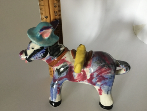 Ceramic Figurines Vintage Donkey - Image 3