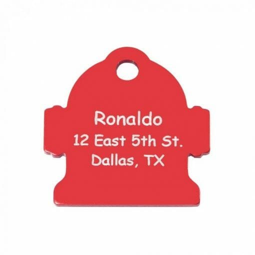 Personalized Pet ID Tag for Dog or Cat Collar -Anodized Aluminum- FREE Custom Engraved Name label, Wandering Animal name badges!