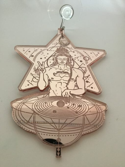 Intergalactic Planetary DJ -Window decoration charger