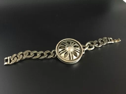 Vintage Spinner Centerpiece Bracelet