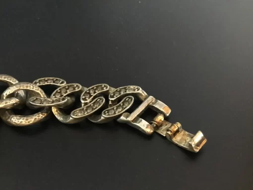 Vintage Spinner Centerpiece Bracelet - Image 8
