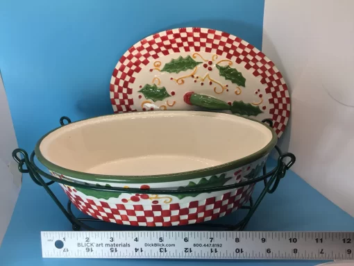 Holly Holiday Serving Set - Image 9