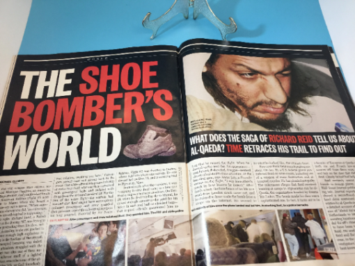 Vintage Magazine TIME - Shoe Bomber and Gymnastic Team edition 2- 25- 2002 - Image 8