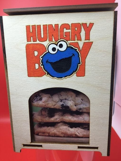 Hungry Boy Cookie Box - Cookie  stash- Monster Mash-'em up Cookie time!