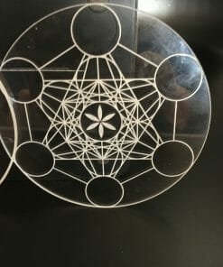 Metatron's cube- Sacred Geometry Grid-  Stones or crystals