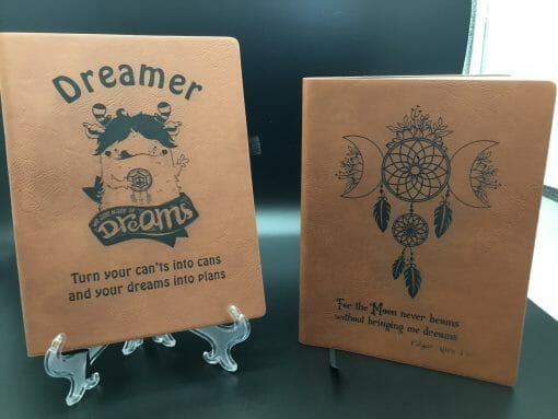 Dream Journal -Custom Engraved Dream note pad - Dreamers Delight