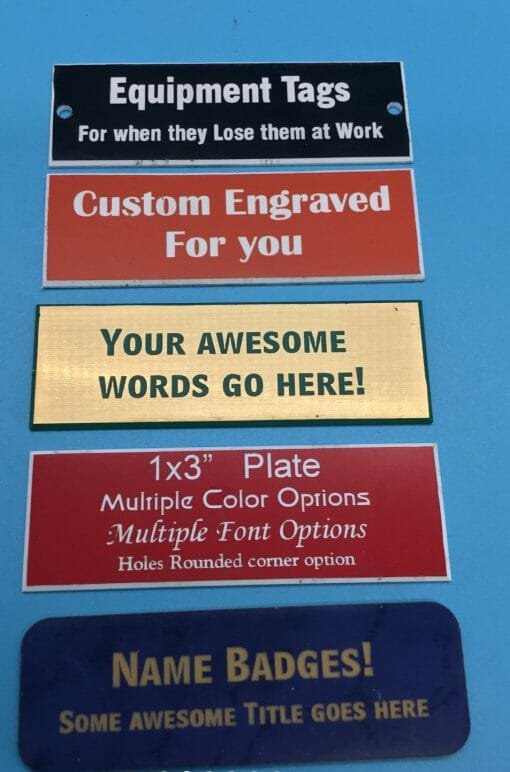 Personalized Engraved Name Badge
