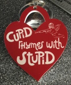 Valentines day key chain- Personalized Love Gift For you and yours -Cupid rhymes