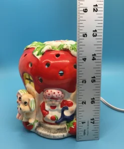 image with ruler showing lamp is approximately 6.5 inches tall