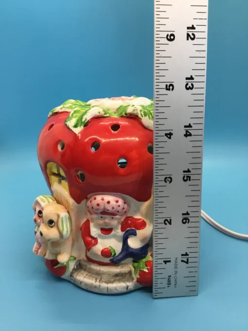 image with ruler showing lamp is approximately 6.5 inches tall